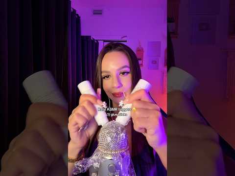 Rare ASMR triggers 😴 which one is your favourite? Mine is rainnn!😍 #asmr #asmrsounds #asmrvideo