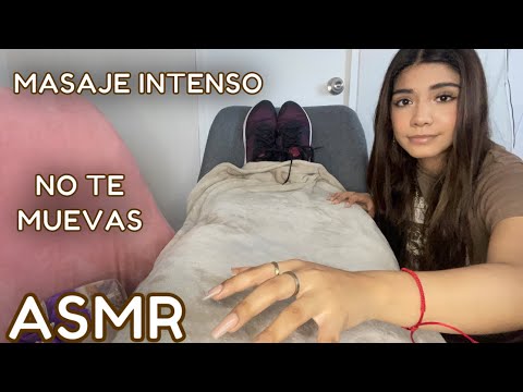 ASMR ESPAÑOL / Te HAGO un MASAJE INTENSO para TODO tu CUERPO ❤️‍🔥 dormirás en minutos