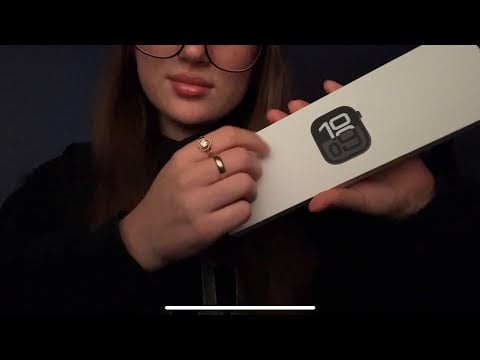 ASMR apple box tapping⌚️ | tapping, gripping (no talking)