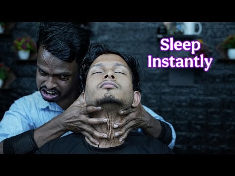 Transform Your Sleep: Deep Relaxation Through High Pressure Head & Neck Massage ASMR