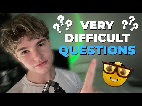 ASMR │ Can You Answer These IMPOSSIBLE Questions?🤠 (Tascam Microphone)