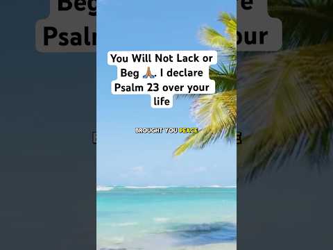 I shall not fear 😨 Psalm 23 #shorts #spirituality #prayer