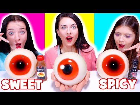 ASMR Sweet, Sour & Spicy ASMR Food Challenge Compilation 🌶️🍭