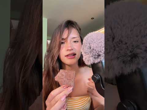 CHOCOLATE 🍫 🌶️#asmr #tingles #relax #asmrsounds