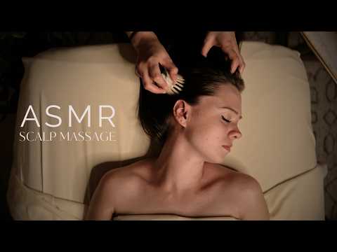 ASMR | Sleepy Hair Playing & Shoulder Massage [No Talking]