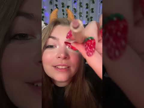ASMR wooden makeup PART 1 #asmr #shorts