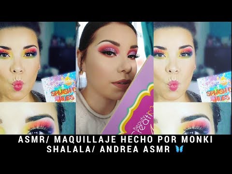 ASMR/ MONKI SHALALA/ MAQUILLAJE/ Tapping/ Andrea ASMR 🦋