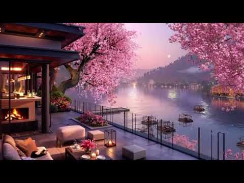 Happy Relaxing Sounds of Spring Ambience Soft Soothing Jazz Music for Relaxing and Sleeping