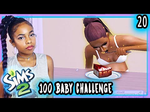 EAT THE CHEESECAKE!!!⎜THE SIMS 2 // 100 BABY CHALLENGE Part 20