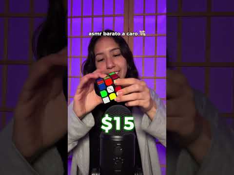 ASMR triggers baratos a caros 🤑💸 #asmr #relax #triggers #duerme