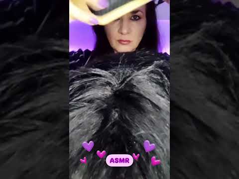 ASMR te masajeó y te peino tu cabecita 🥰 video completo en mi canal ☺️ #asmr #relax #relajación
