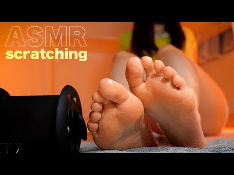 4K /ASMR｜Hot Oil Foot Sole Massage & Ear Scratching｜睡眠導入/No Talking/Triggers for sleep/Relaxation