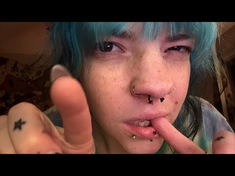 ASMR ANTICIPATORY REPETITION & STUTTERING UP CLOSE Chaotic Nonsense 