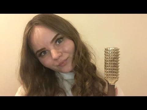 ASMR Curly Hair Brushing