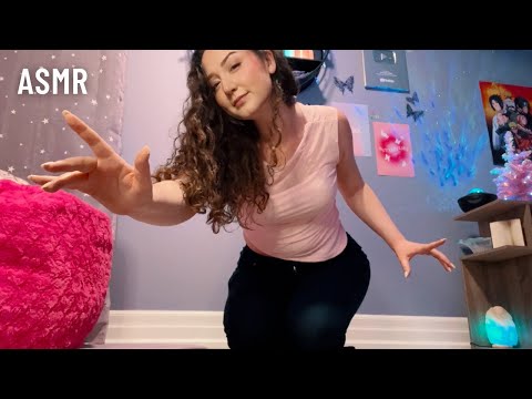 ASMR ON THE FLOOR Fast Tapping & Scratching