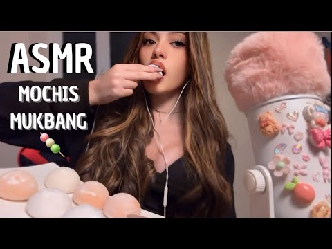 ASMR | Mochis mukbang (eating sounds, mouth sounds, asmr comiendo, squishy sounds)