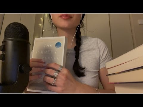 ASMR tapping & scratching the books I’m reading! 