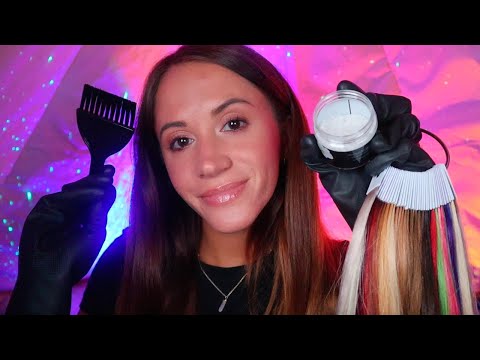 ASMR / Dying Your Hair With Magic Crystals 🔮
