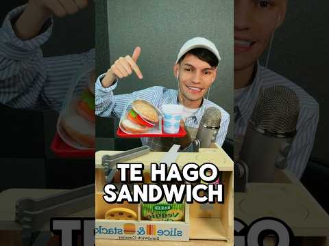 TE VENDO SANDWICH #asmr #shorts #asmrvideo #comedia