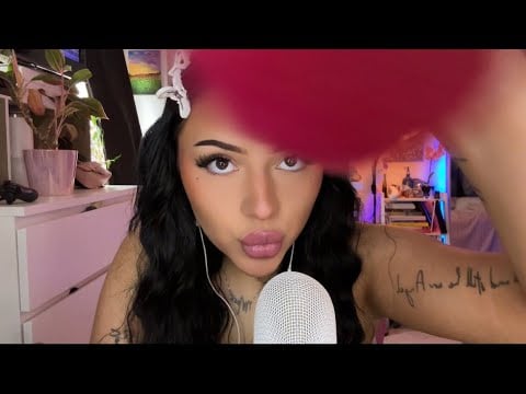 ASMR | 🩷 Girl Who Is Obsessed With You Does Your Makeup For A Date 🙄 #asmr #roleplay 