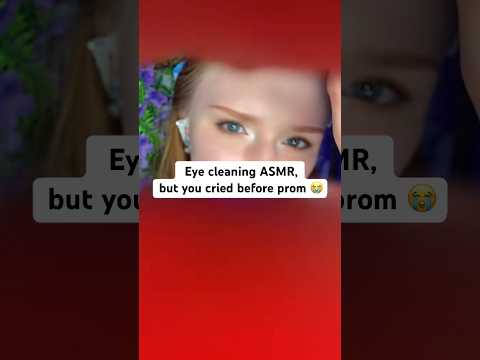 Eye cleaning ASMR 🥱