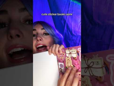 cute sticker books #asmr