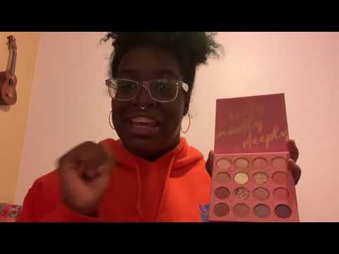 ASMR ~ eyeshadow palette collection part 1, rambling