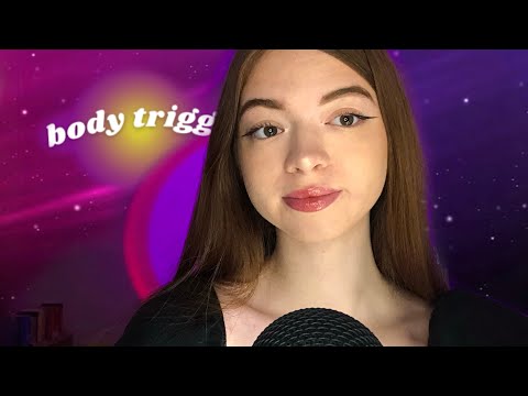 ~ ASMR ~ BODY TRIGGERS 💫 (hand, hair sounds, mouth sounds/bruits de bouche, inaudible...) #asmr