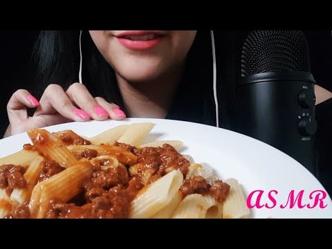 ASMR Comiendo Pasta | Asmr En Español | Asmr sonidos Cremosos
