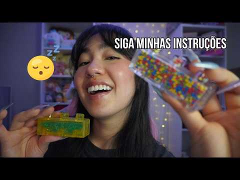 ASMR | Siga Minhas Instruções de OLHOS FECHADOS na Metade do Vídeo