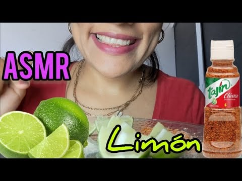 ASMR LIMÓN CON CHILE Y AZUCAR #asmr #asmrsounds