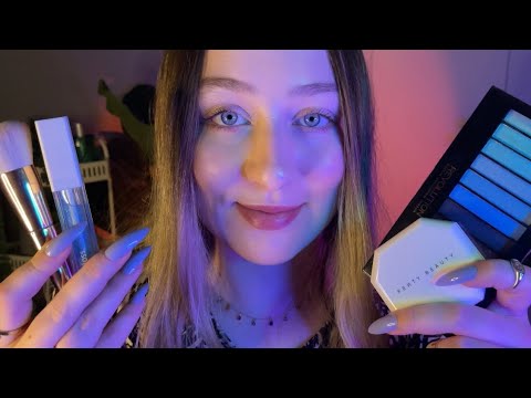 ASMR Doing Your Makeup (Fast & Aggressive)