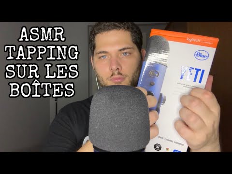 ASMR Français : TAPPING SUR LES BOÎTES 📦