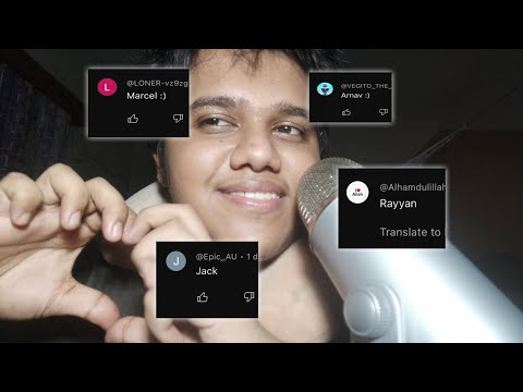 ASMR Reading Subscribers name Part - 1