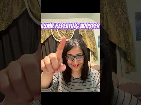 ASMR   YOUR AMAZING repeating the word amazing  over and over Again shorts