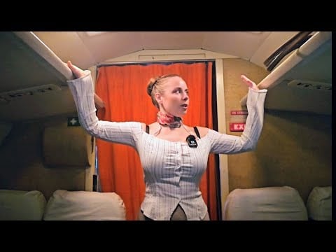 asmr finnair flight attendant ✈️ 60s airplane roleplay