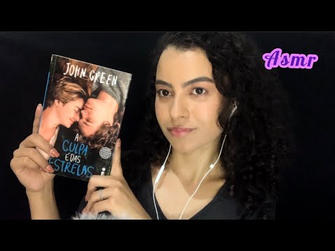 ASMR MOSTRANDO MEUS LIVROS DE ROMANCE/ com tapping e muito sussurro 😴