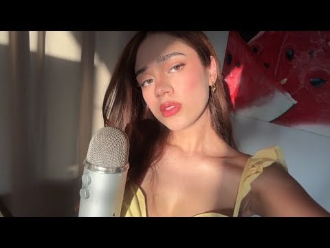 💛 ASMR Soft Spoken | Me maquillo contigo para relajarte