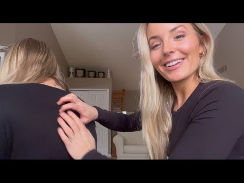 ASMR| Giving My Cousin a Massage/Scalp Massage