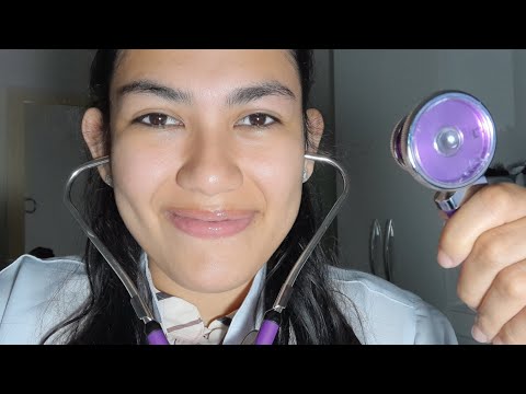 ASMR Roleplay- enfermeira fazendo uma triagem em você  👩‍⚕️🏥 soft spoken / mouth sounds