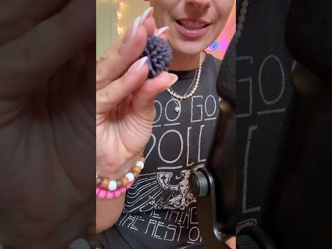 wait a minute…💜 #asmr #tingles #asmrsounds