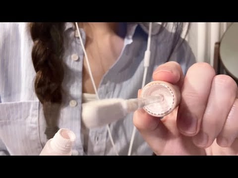 ASMR | 오랜만에 만난 친구 메이크업 해주고 헤어 커트까지!💇‍♀️🩵 화면에 닿는 시각적 팅글 (+후시녹음) Makeup & Haircut Visual Triggers RP