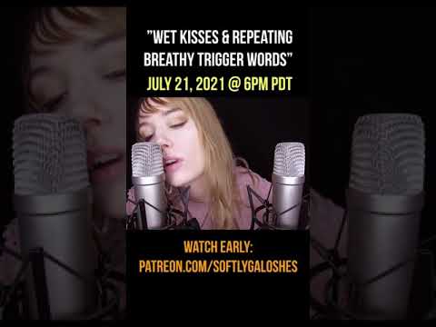 (Teaser) Wet Kisses & Repeated Trigger Words (Breathy Whisper)