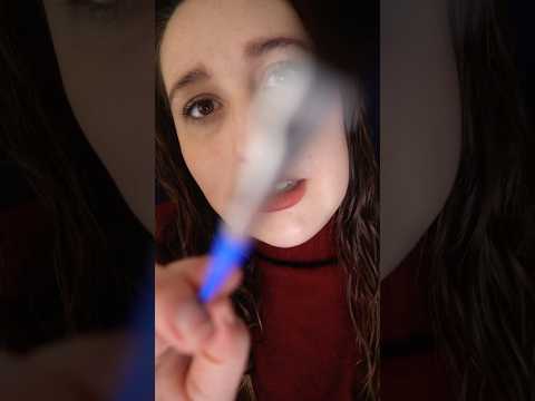 Lightly Painting Your Face #asmr #relax #sleep #brush #paint #shorts