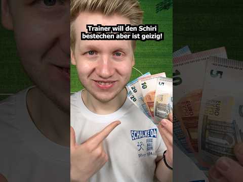 Trainer will den Schiri bestechen aber ist geizig! #asmr