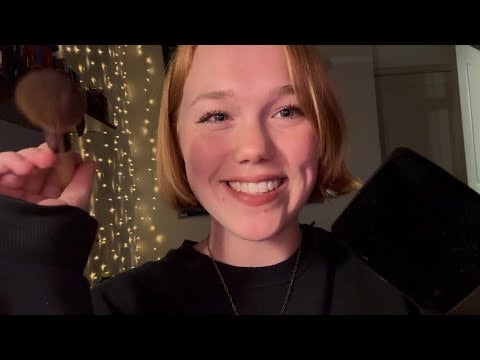 ASMR Gentle Mic Brushing + Mouth Sounds 😘