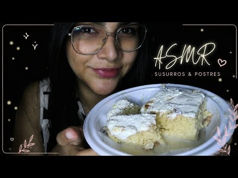 ASMR comiendo torta tres leches