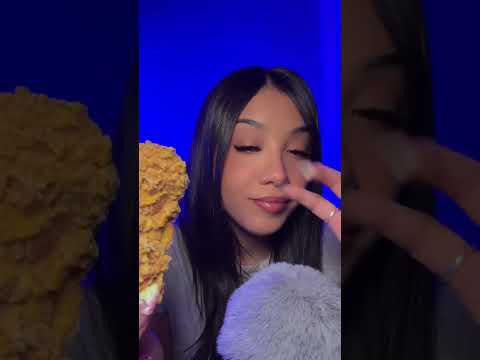 REAL FAKE FRIED CHICKEN #asmr