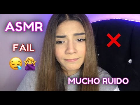 ASMR ESPAÑOL / HAGO por PRIMERA VEZ ASMR en la TARDE / SALE MAL (FAIL) 😪☹️