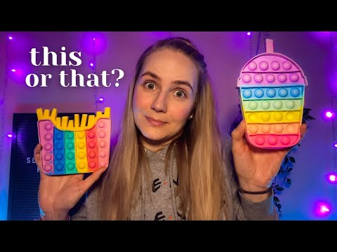 ASMR Fast & Aggressive This or That? | Low Risk Decisions